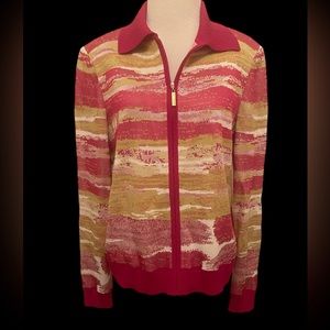 St John Knit Zipper Jacket